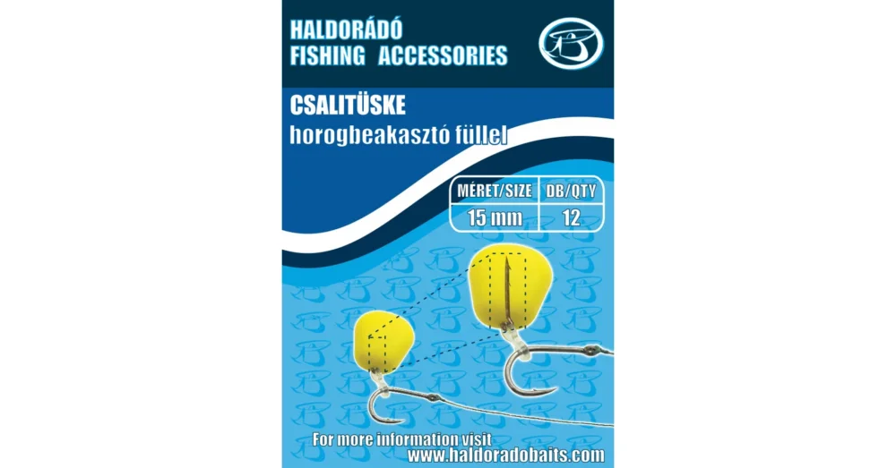 Vásárlói kedvenc HALDORÁDÓ Csalitüske horogbeakasztó füllel - 15mm